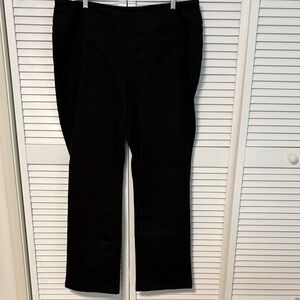 Belle By Kim Gravel TripleLuxe Twill Baby Boot Cut Jeans Black 22W Tall